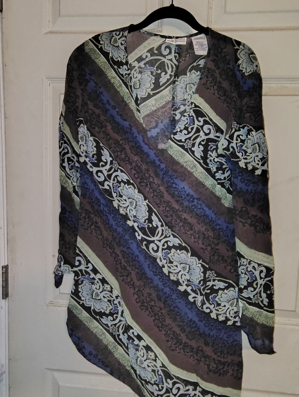 Vintage Faded Glory Women's Size L Multi Colored Blouse